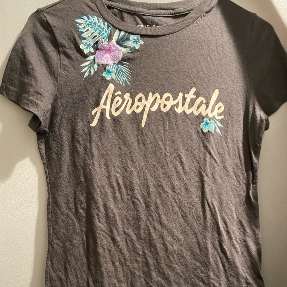 two small Aeropostale shirts size: small